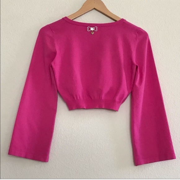 NWOT VDP vintage Pink cardigan sweater - Picture 3 of 9